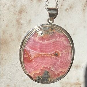 Natural Rhodocrosite necklace